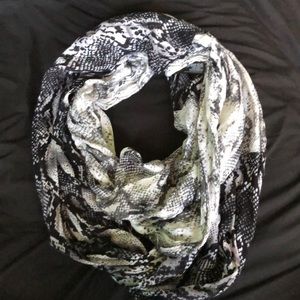 Express Snake Print Infinity Scarf (O/S)